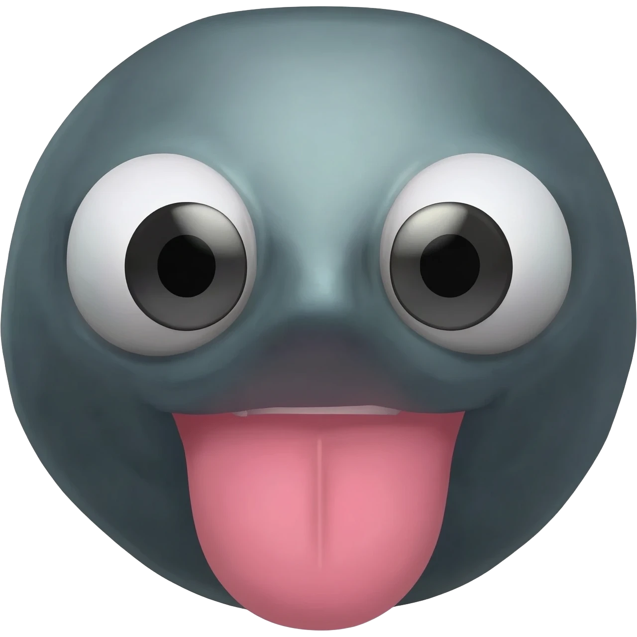 behelit from berserk with its tongue out and eyes bulging emoji