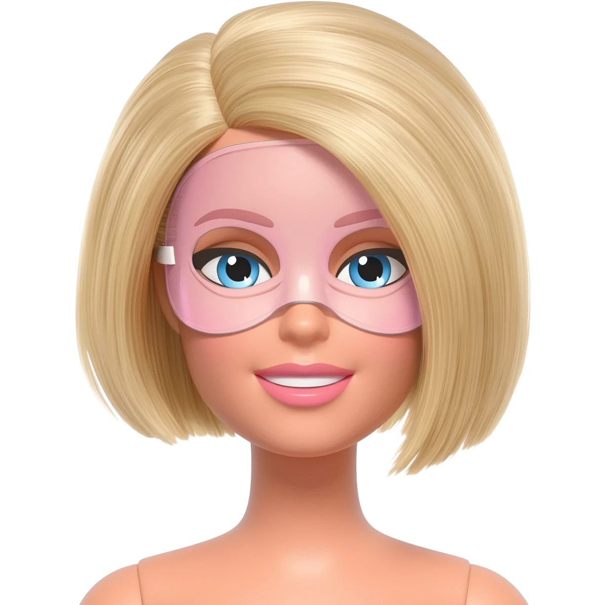 Barbie masque collagène + serviettes cheveux emoji