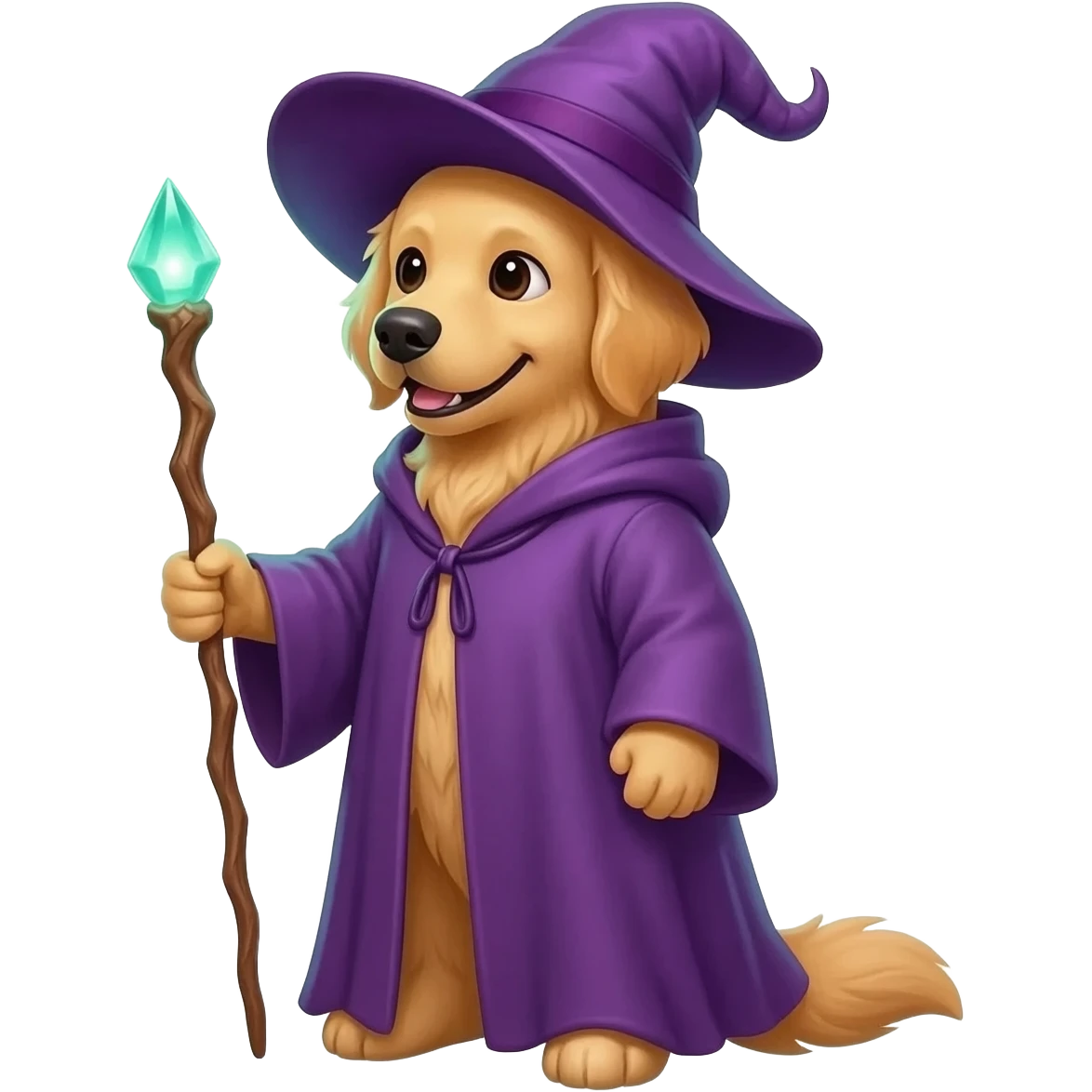 Dog wizard emoji