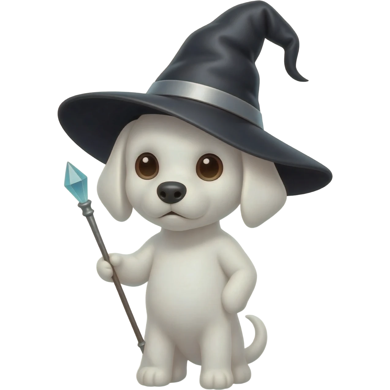 Dog wizard emoji