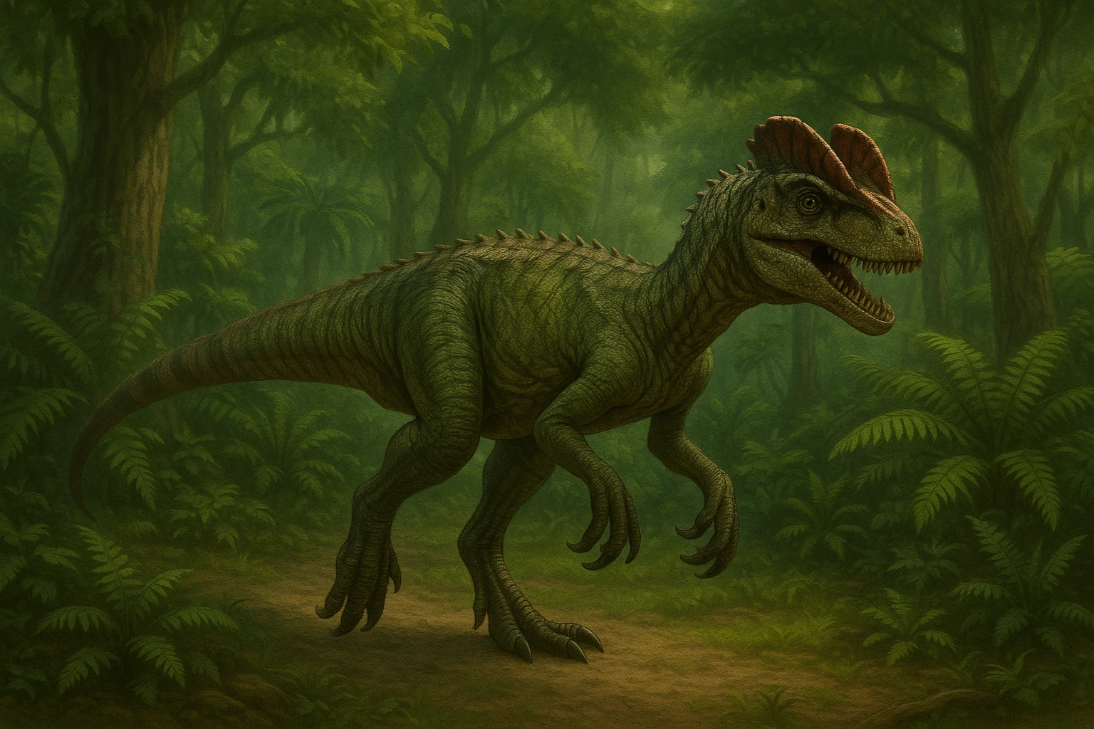 Dilophosaurus emoji