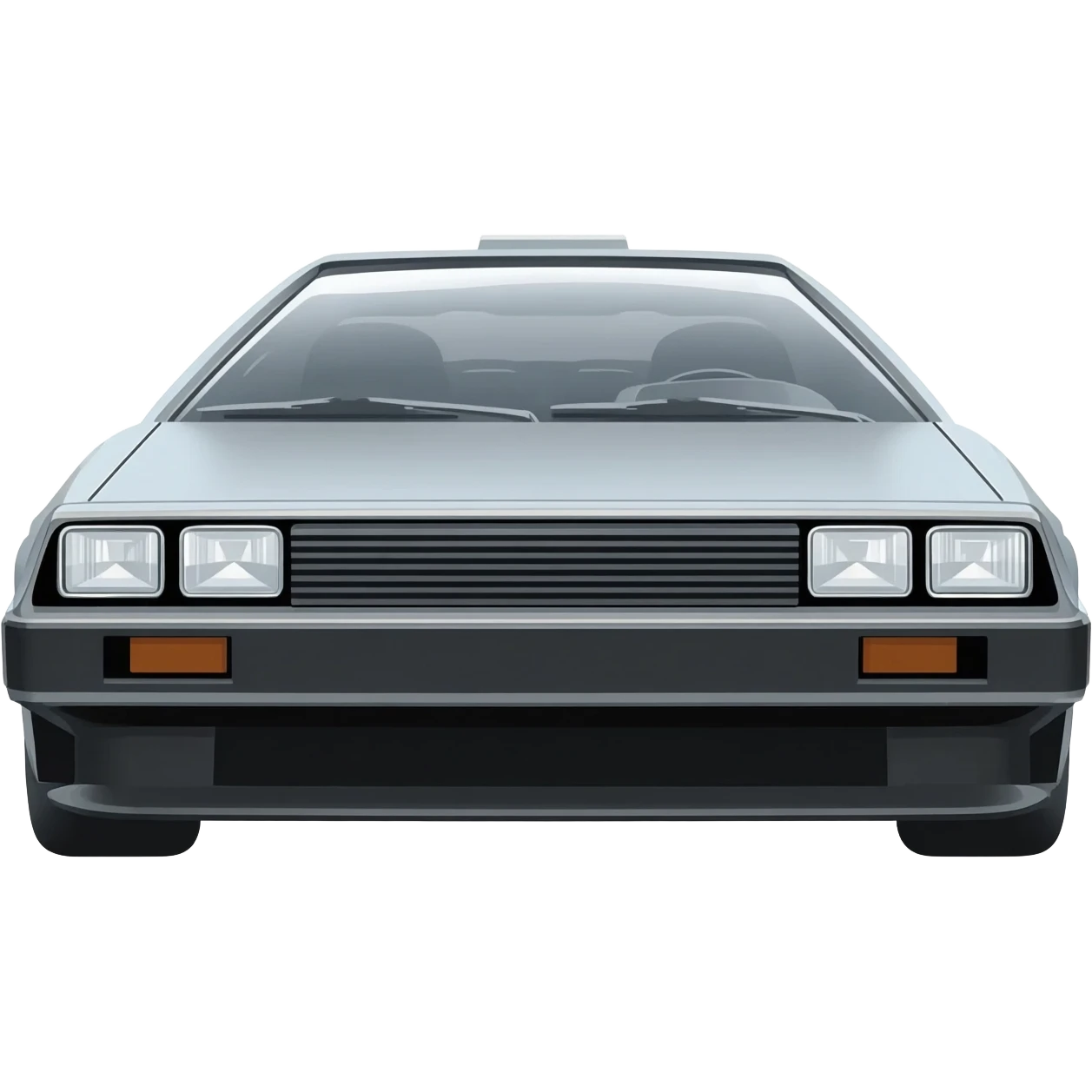 DeLorean Time Machine from Back to the Future emoji