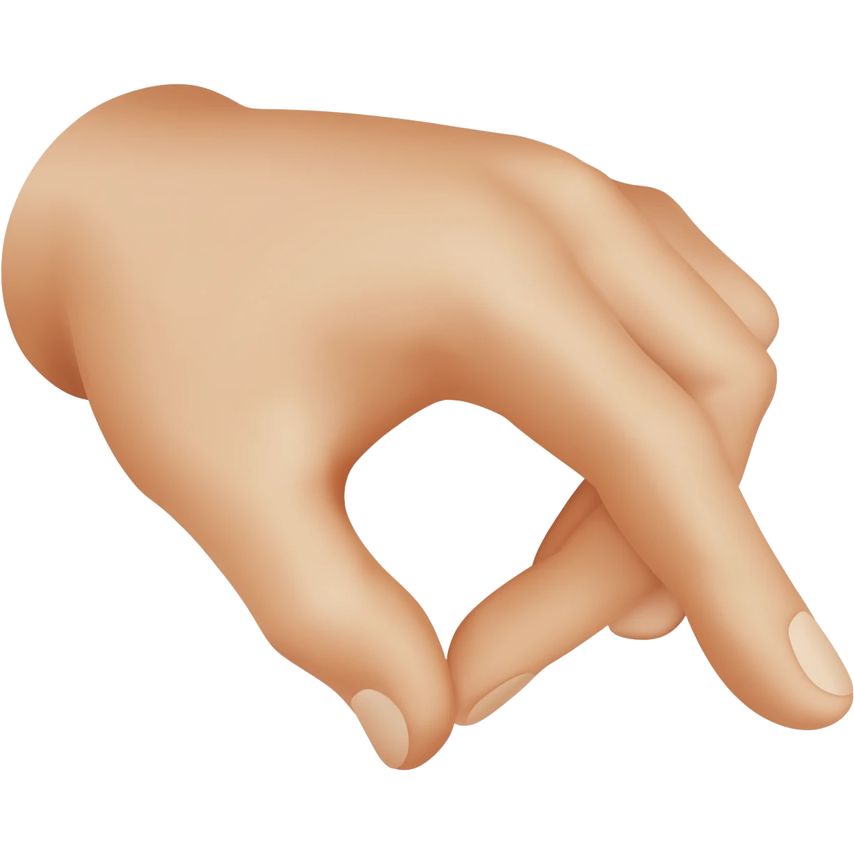 hand with index finger and thumb crossed emoji