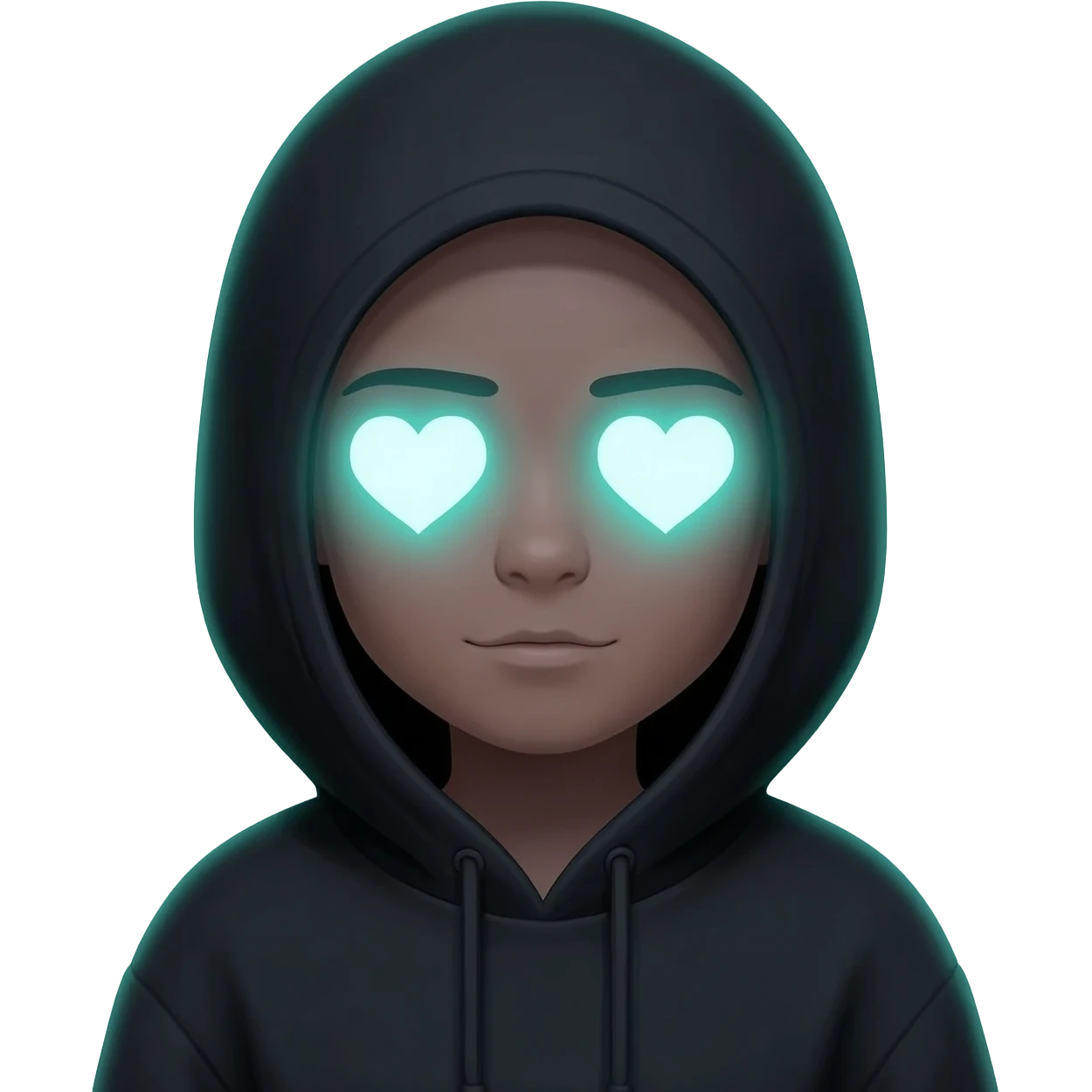 A person with hearts in his eyes emoji