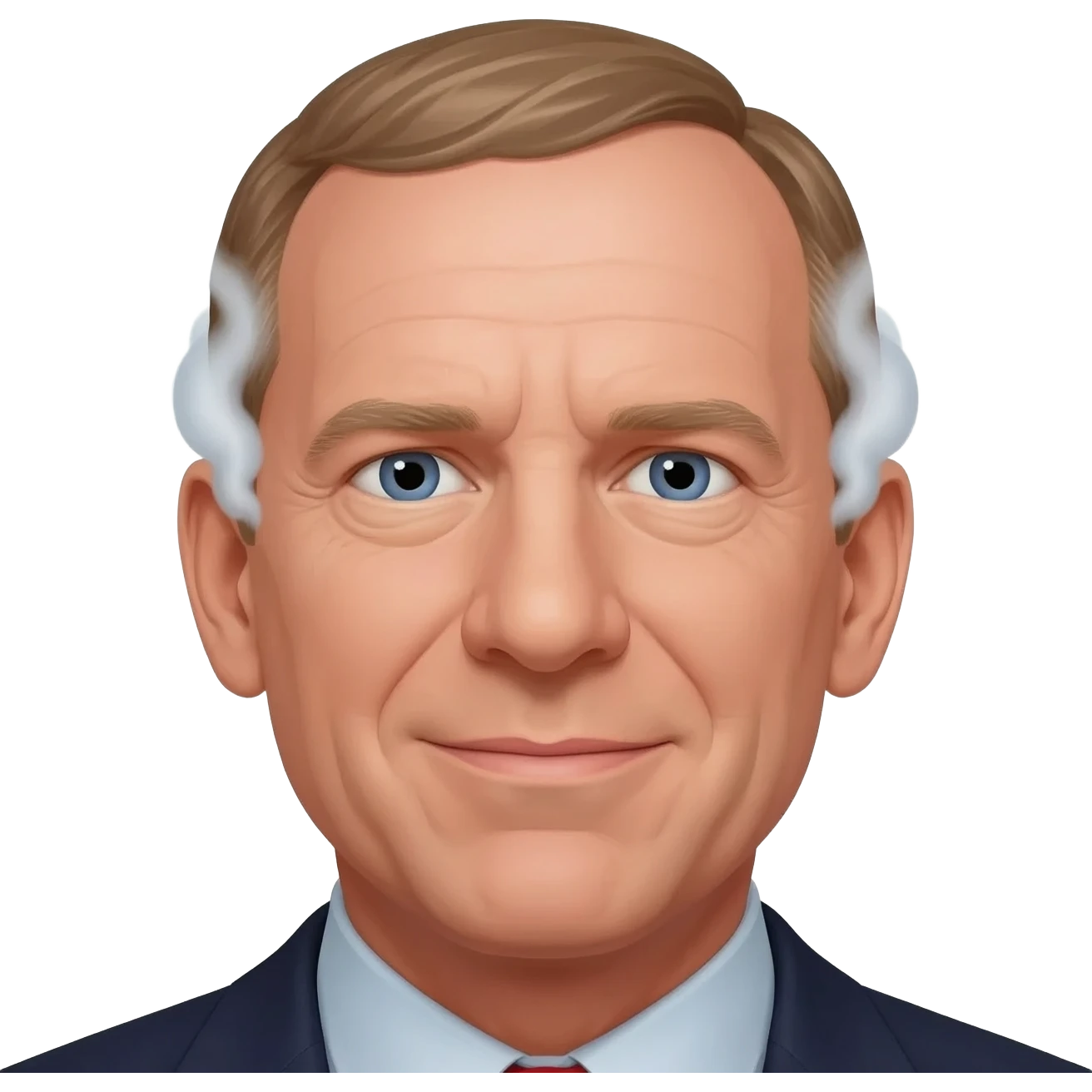 James Carville with steam coming out of his ears. emoji