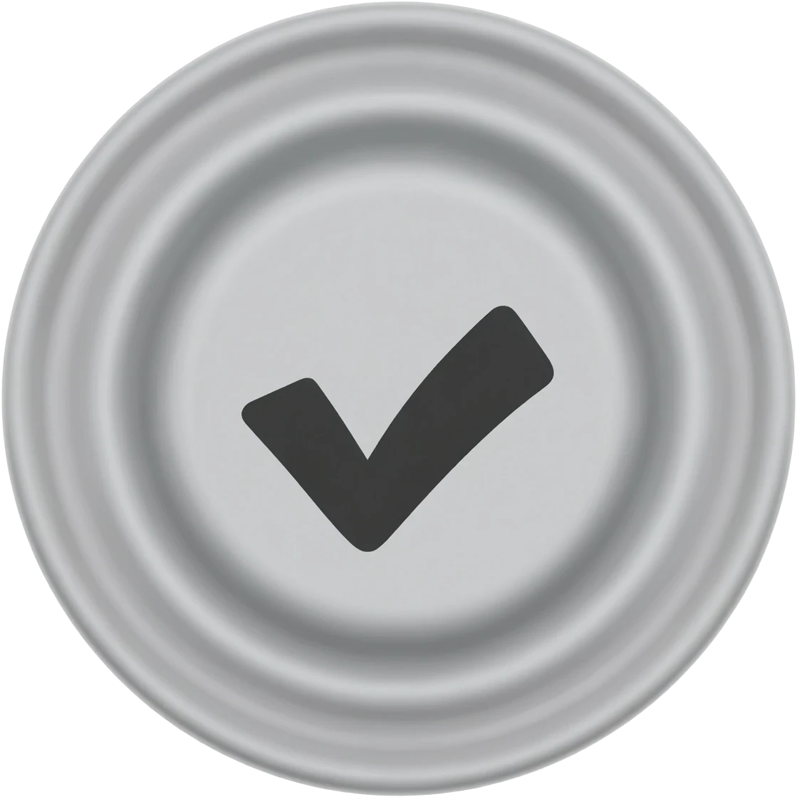 Single Discord emoji, 128x128px, transparent background, dark kraken deep-sea style, bold flat icon, thick black outline, neon teal glow accent. Subject suction-cup tick emoji