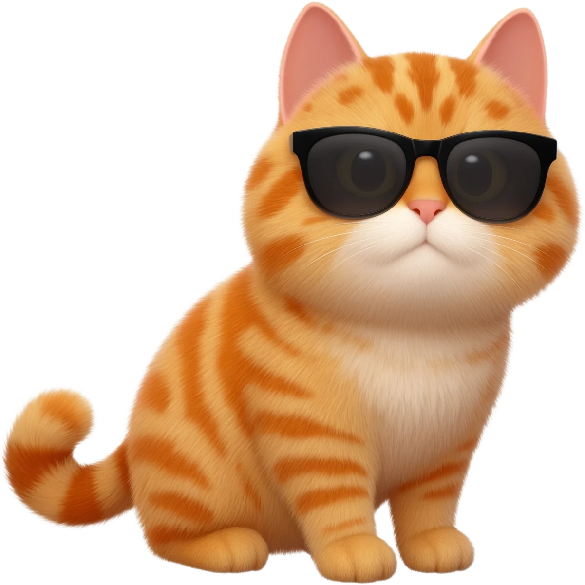 Cat wearing sunglasses emoji
