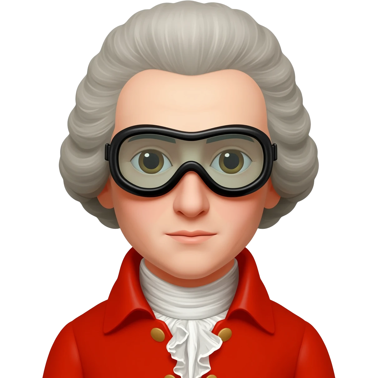 Mozart with googles emoji