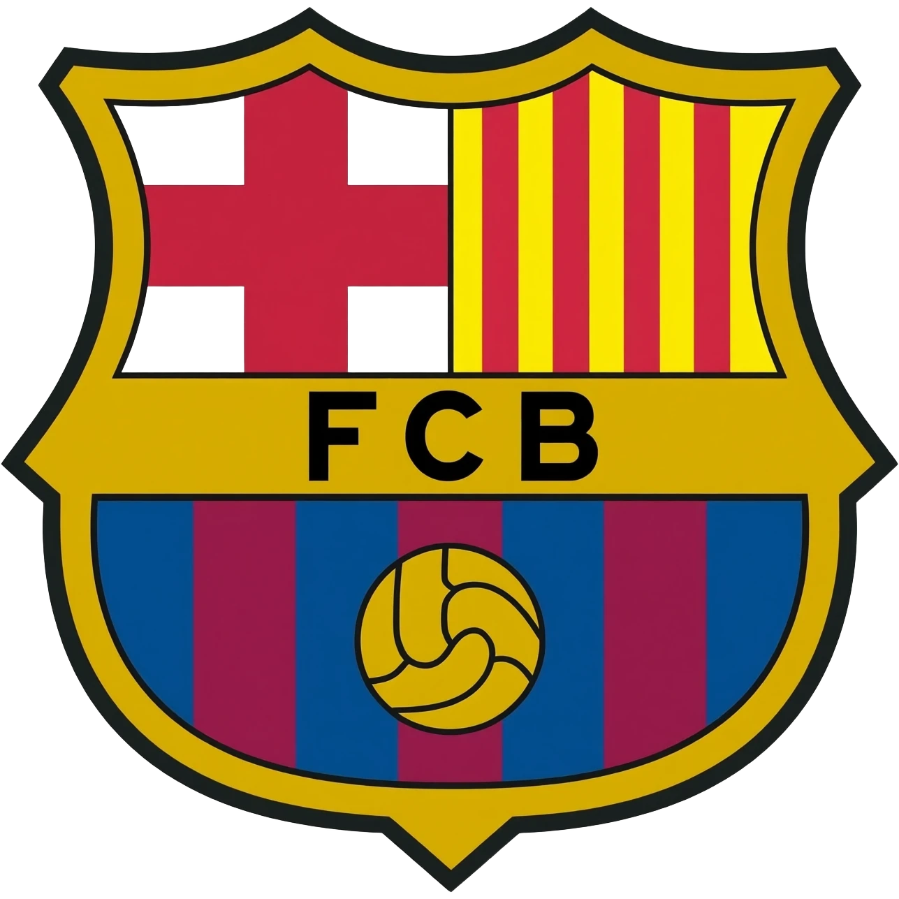 значок футбольной команди барселони emoji