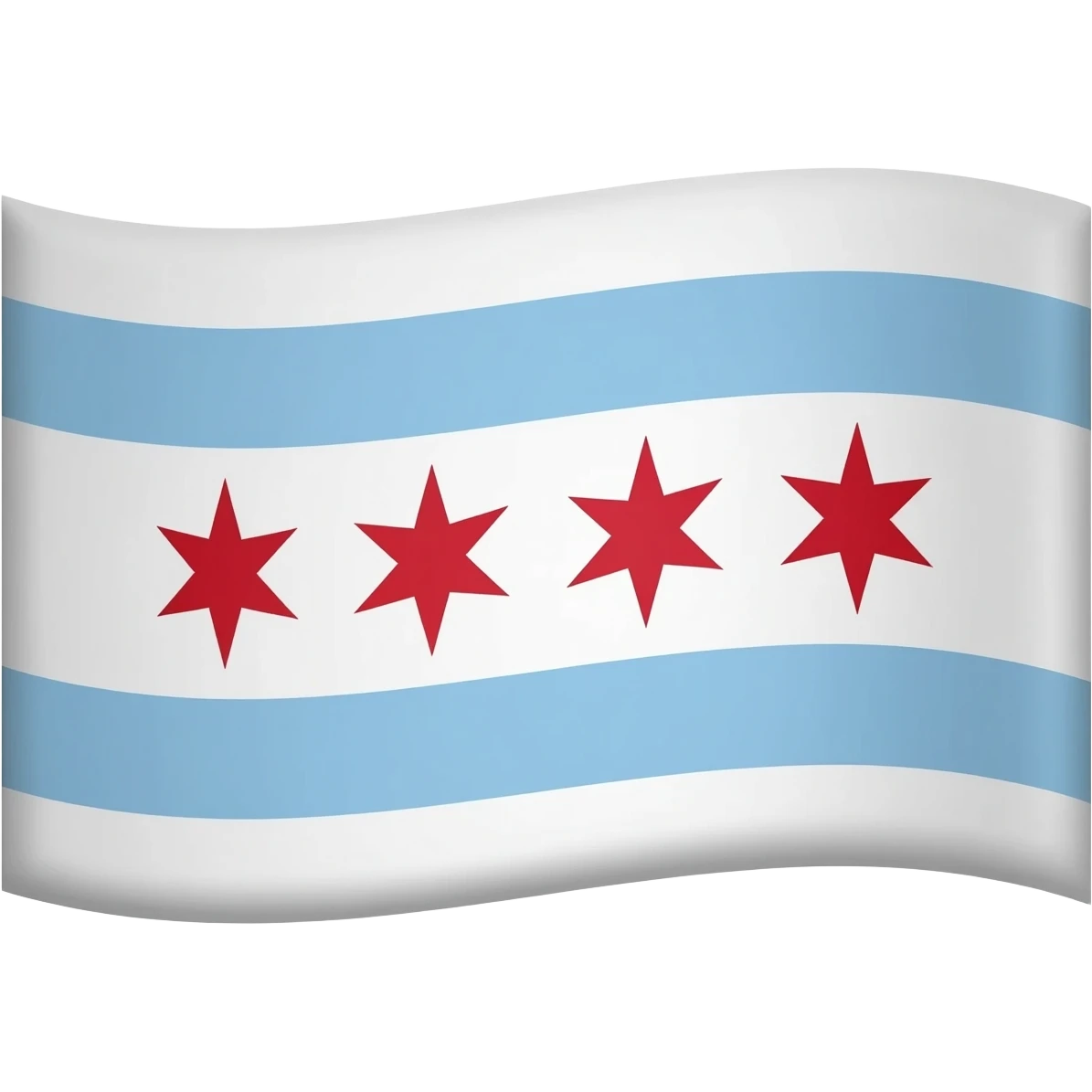 Chicago Flag emoji