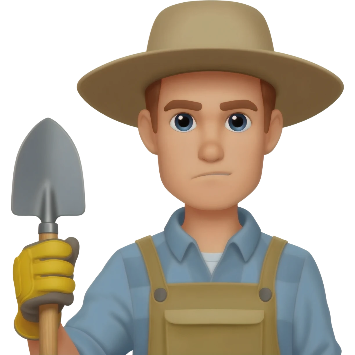 archaelogist with tool emoji