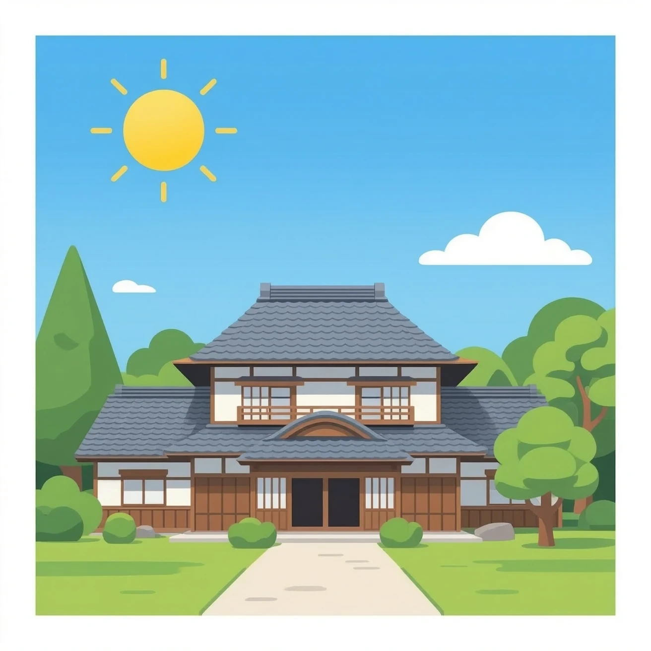 traditional japanese mansion emoji