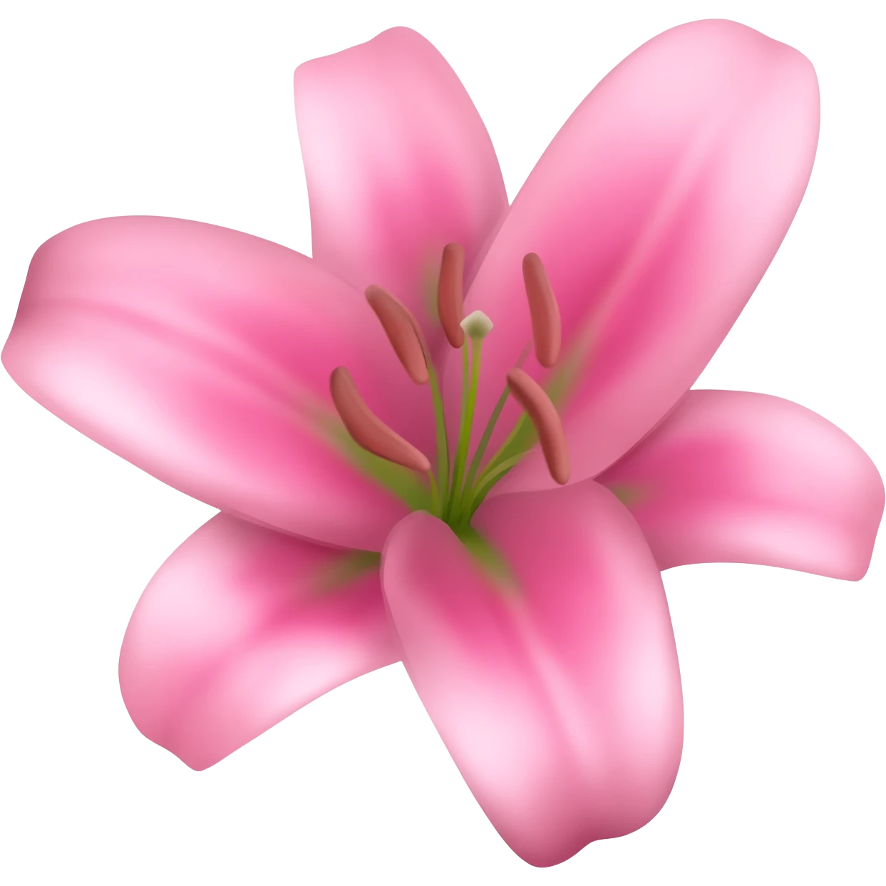 the original pink lily emoji