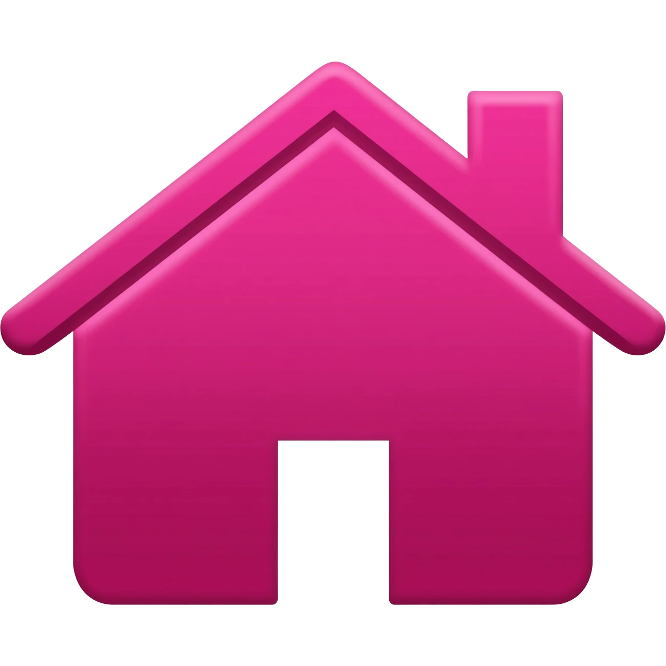 ícone casa fuchia emoji