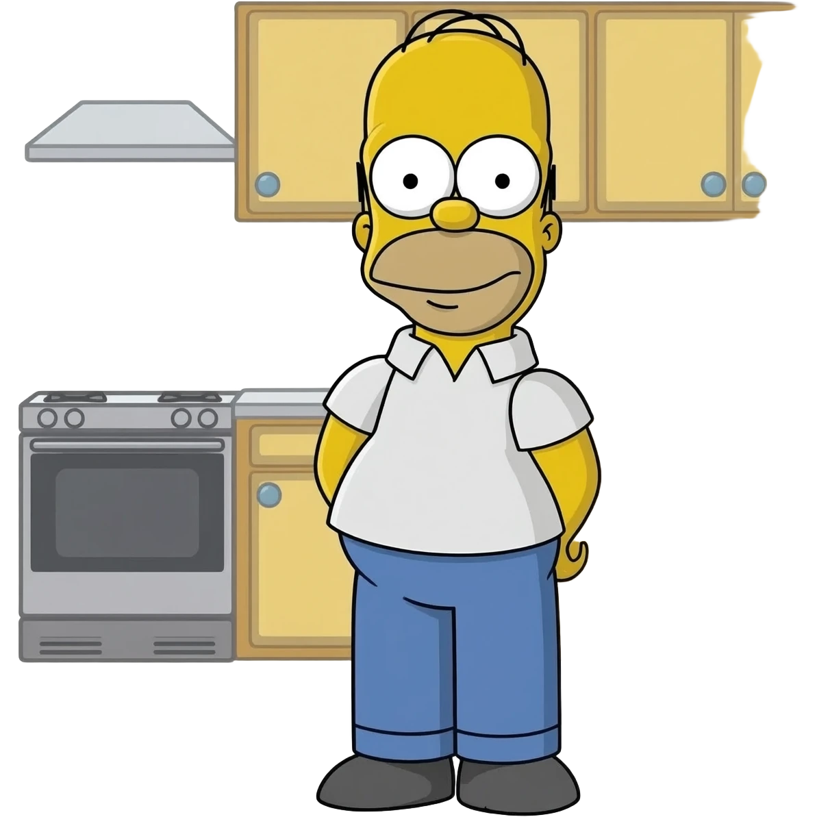 Fais un emoji d'Homer Simpson emoji