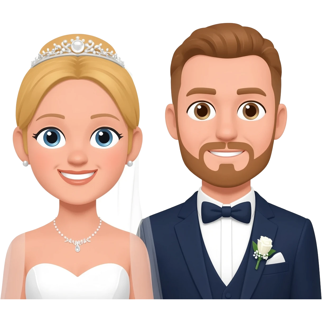 Wedding emoji of Williemae and Edward emoji