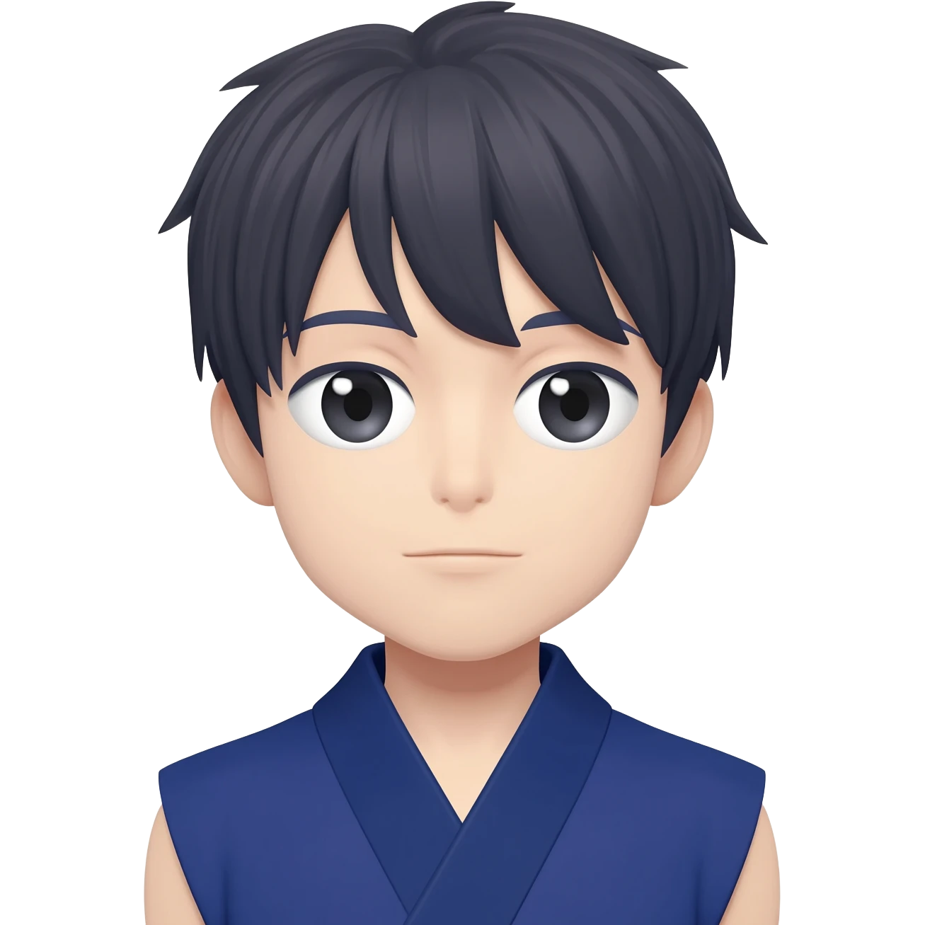 I said junihitoe in Navy rich royal blue shade & No other color added. But in emoji please! emoji