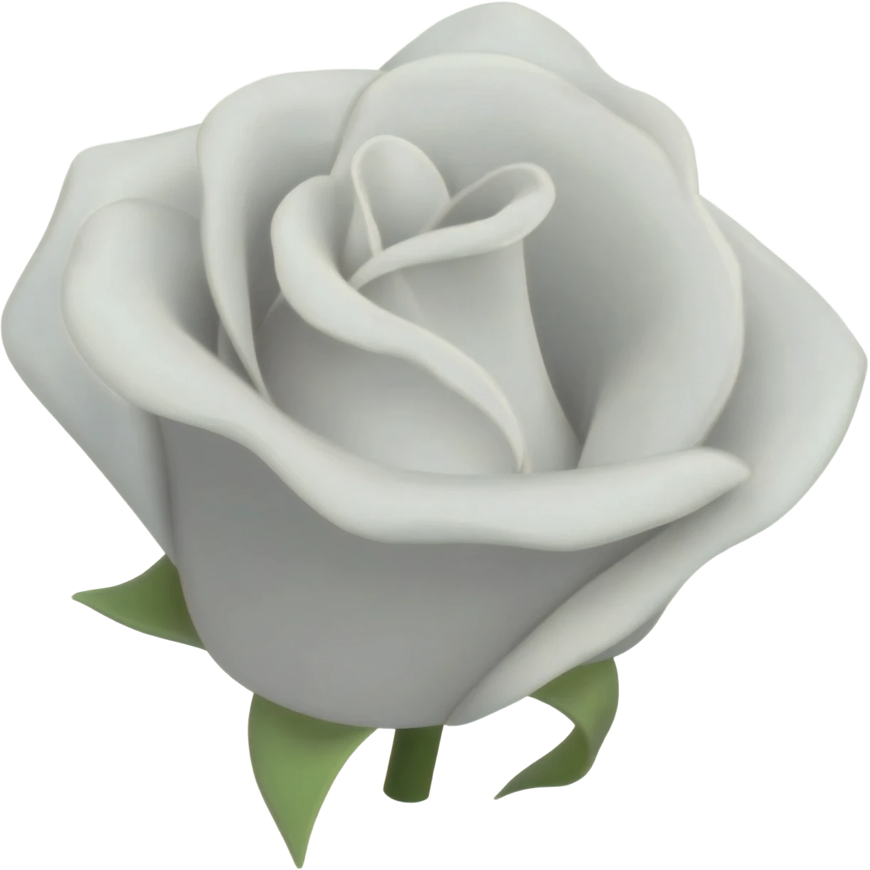 Has una rosa blanca como esta pero Blanca 🌹 emoji