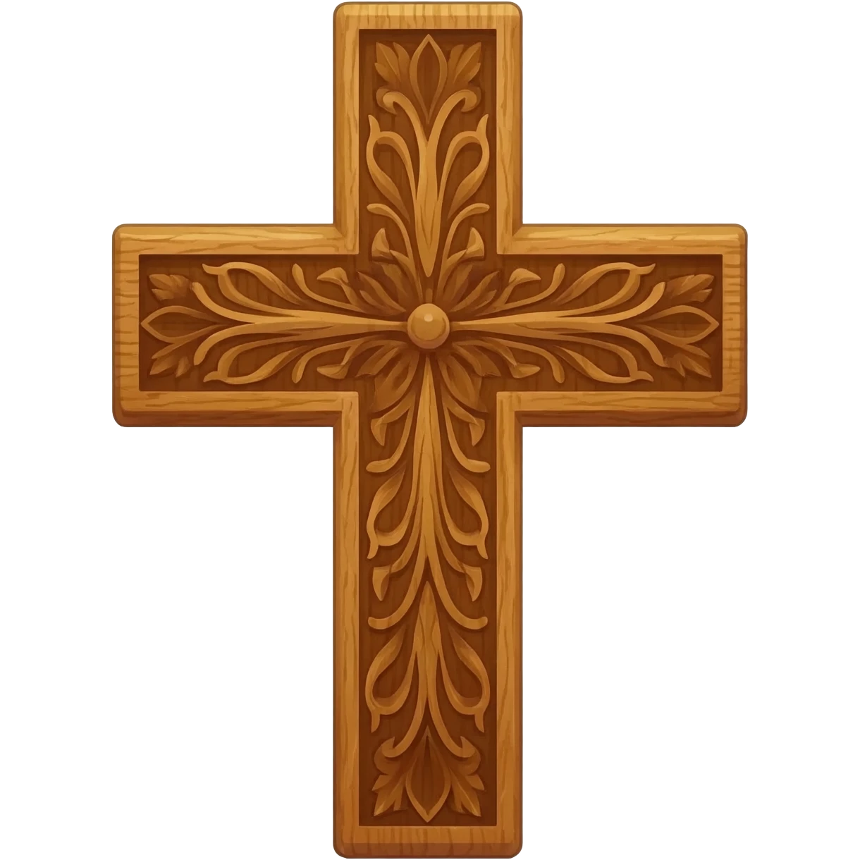 A Wooden Christian Cross emoji