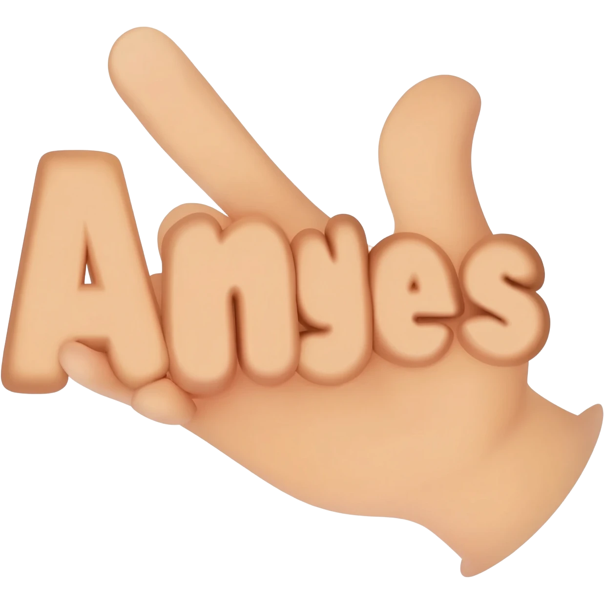 Los Angeles hand sign emoji