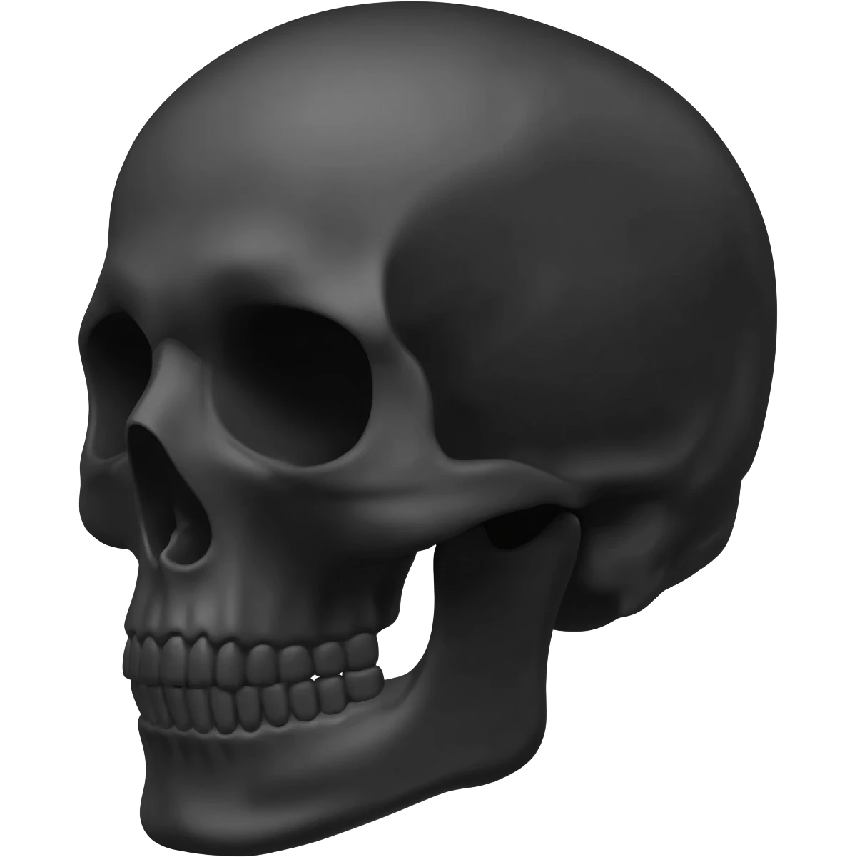 generate a black skull emoji