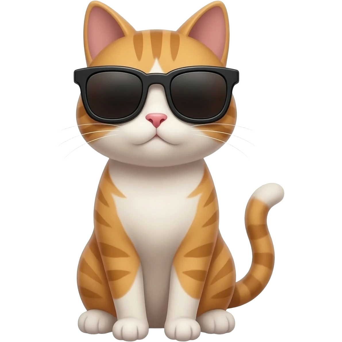 Cat wearing sunglasses emoji