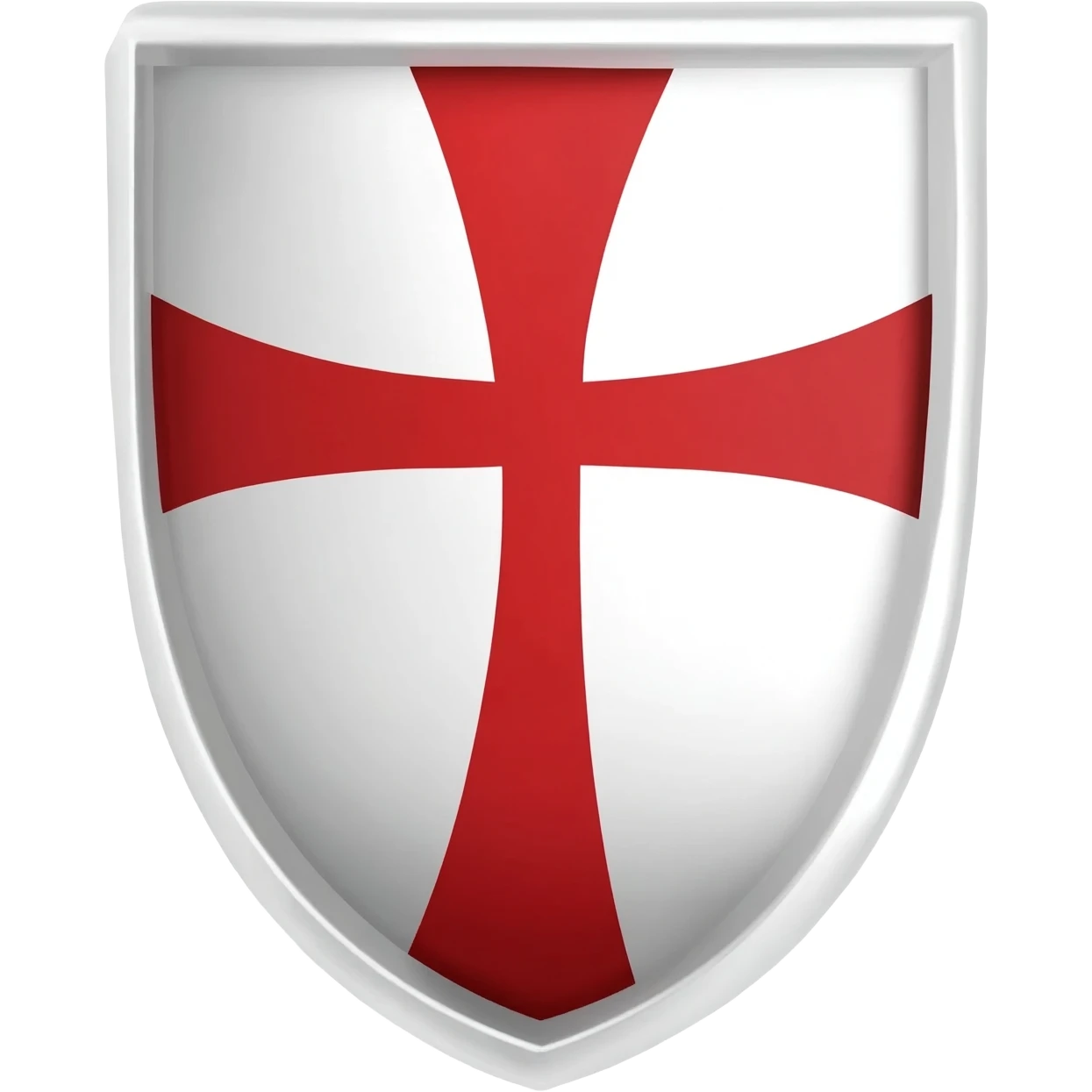 White knight templar cross emoji