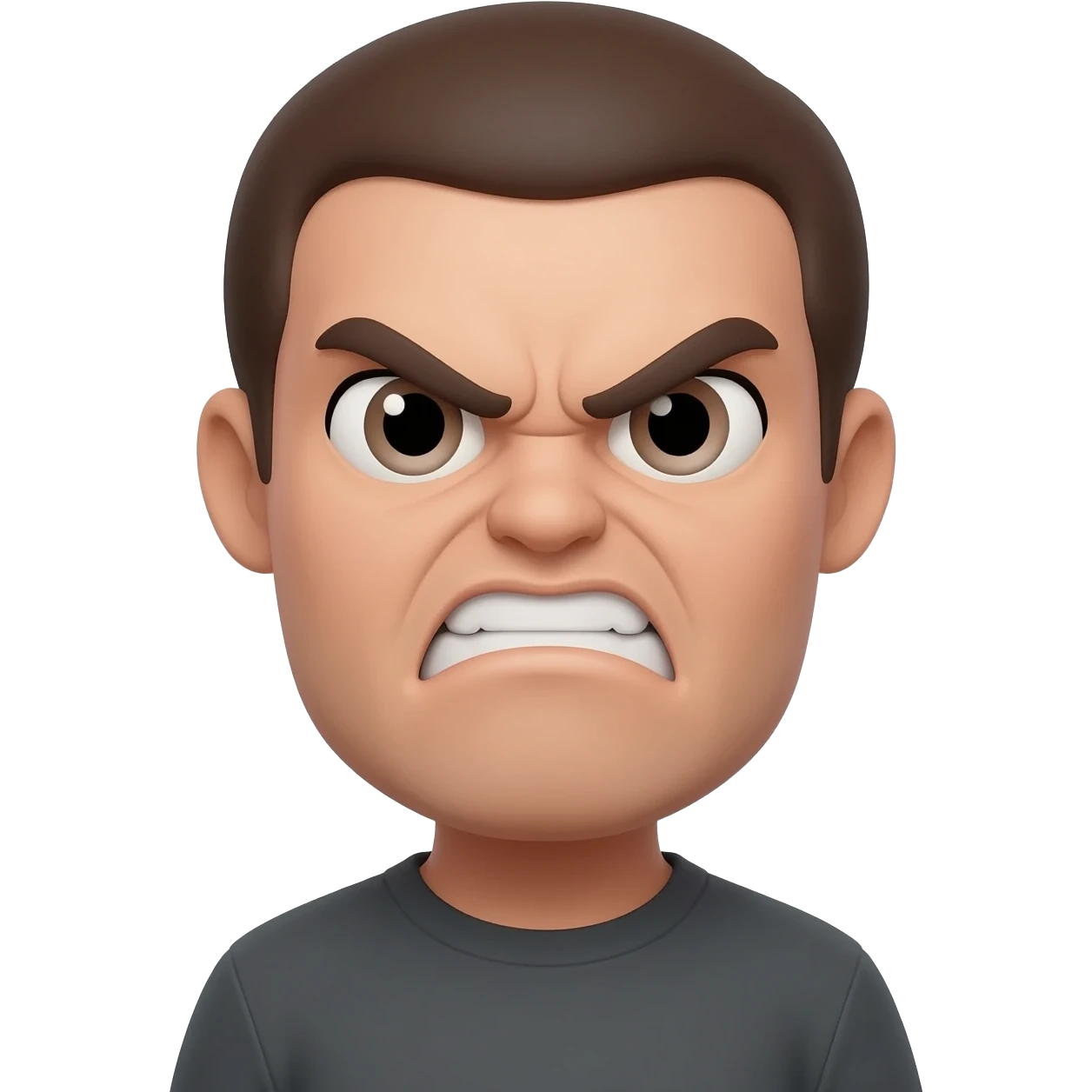 生成一个愤怒的 emoji