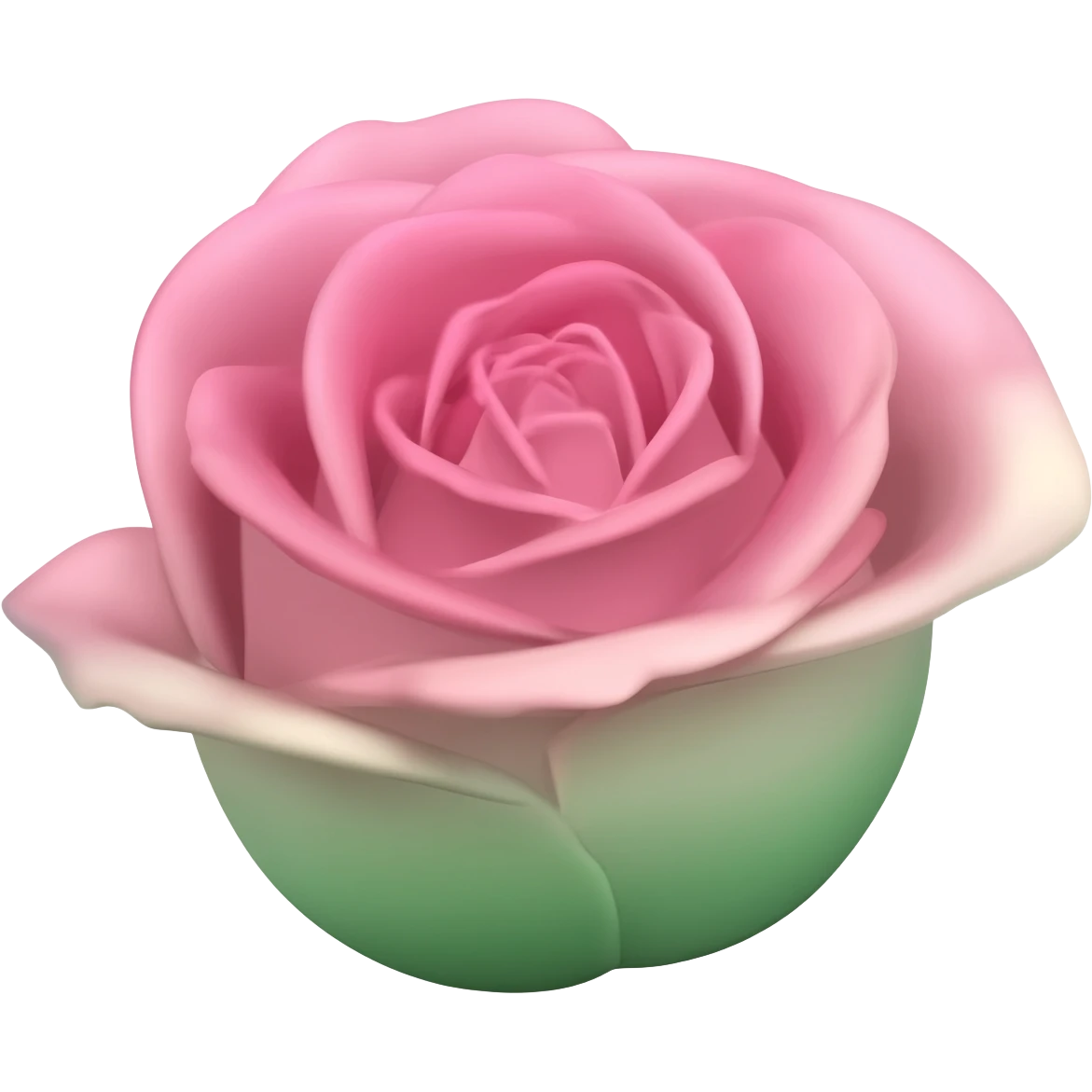 ombre rose pink green flower emoji