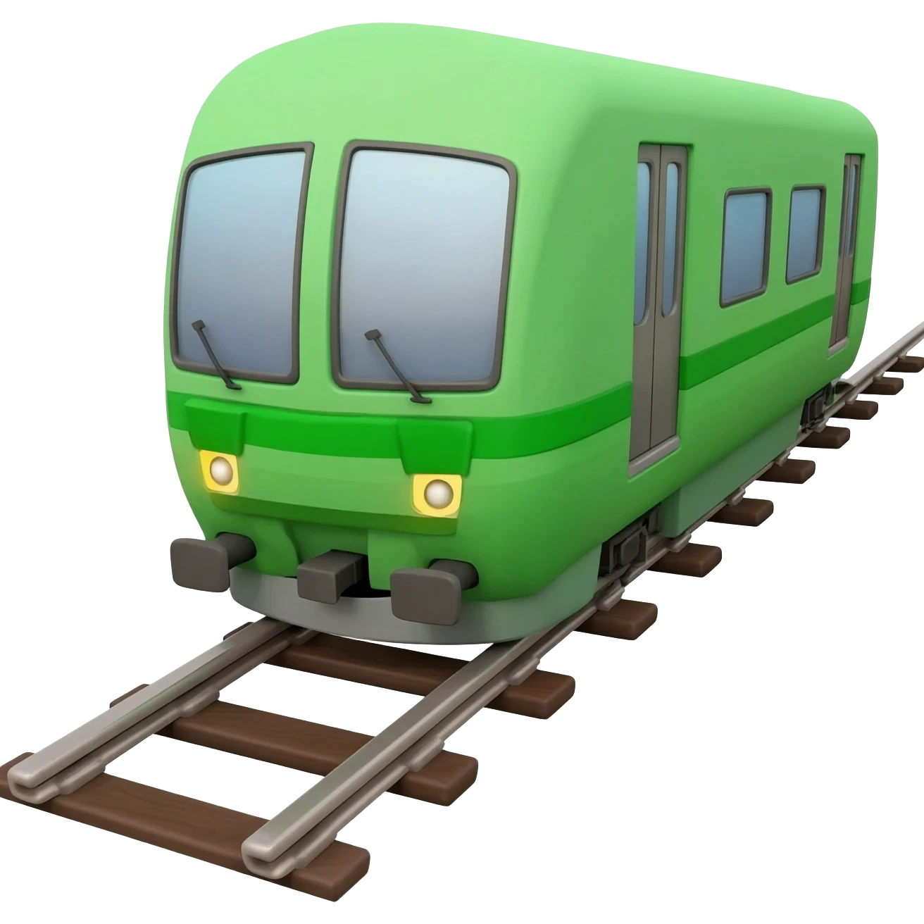 green train emoji
