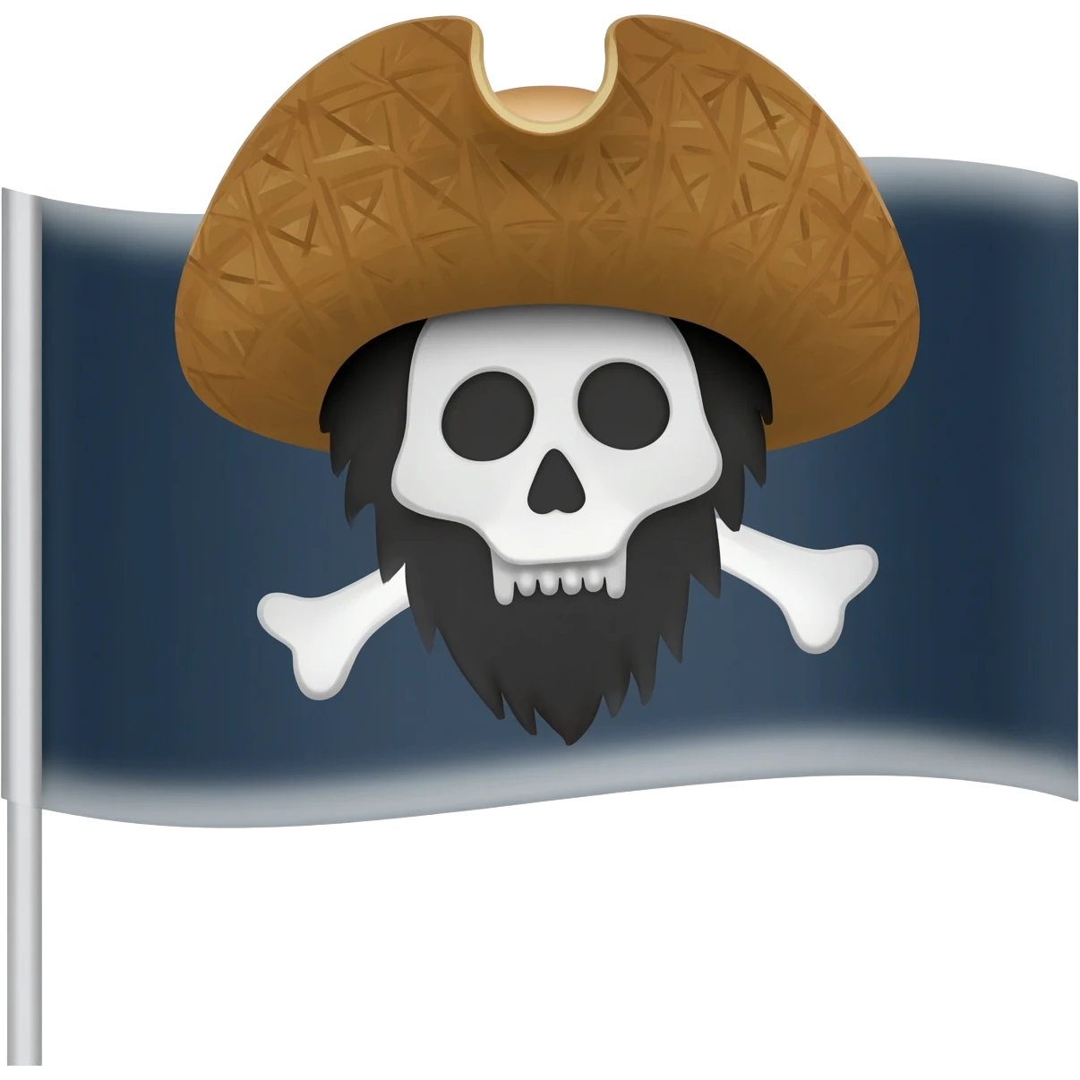 Straw hat pirates flag emoji