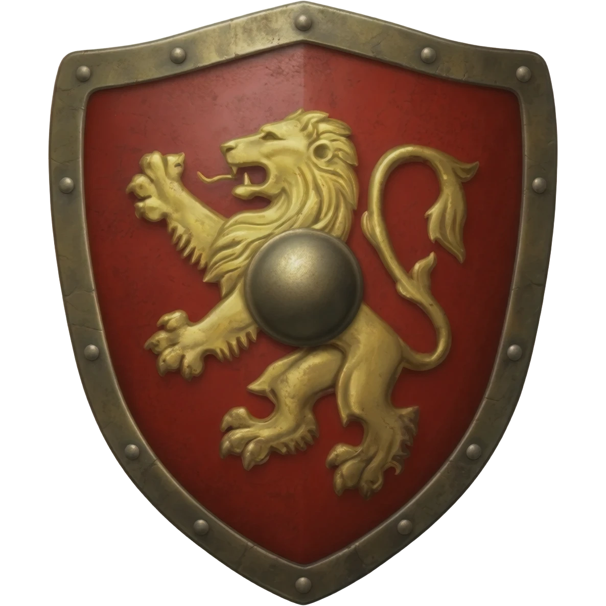 medieval red shield emoji