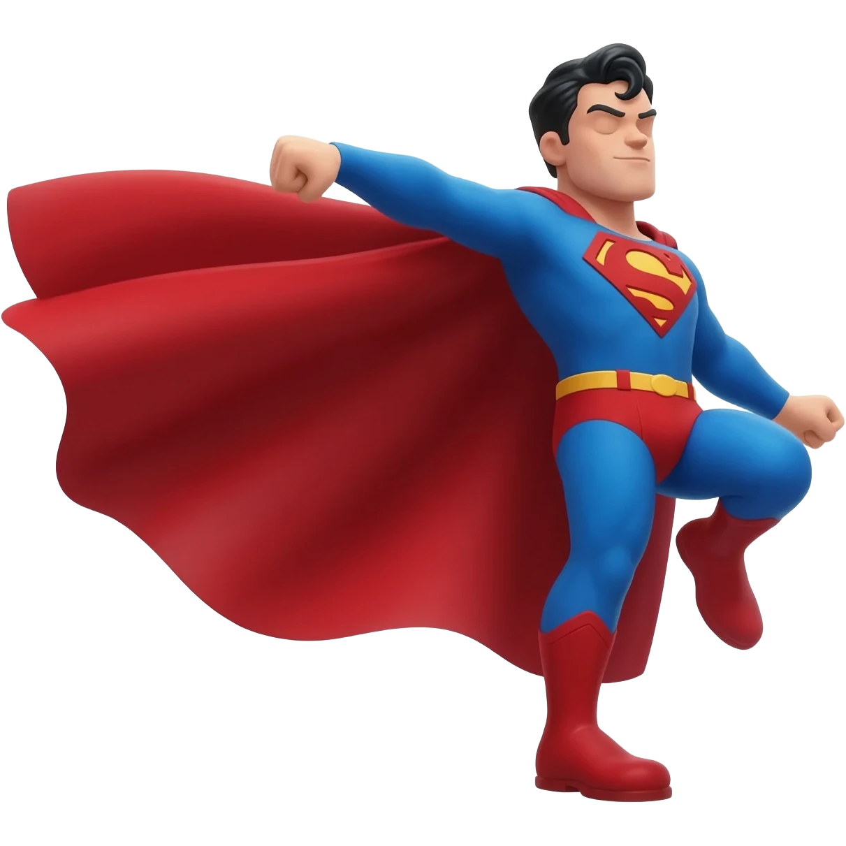 Capa de superman volando emoji