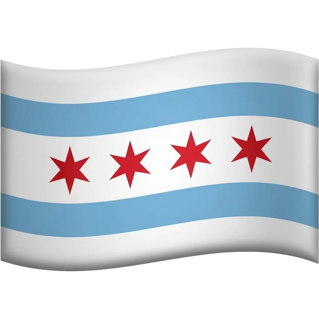 Make the Chicago emoji flag please emoji