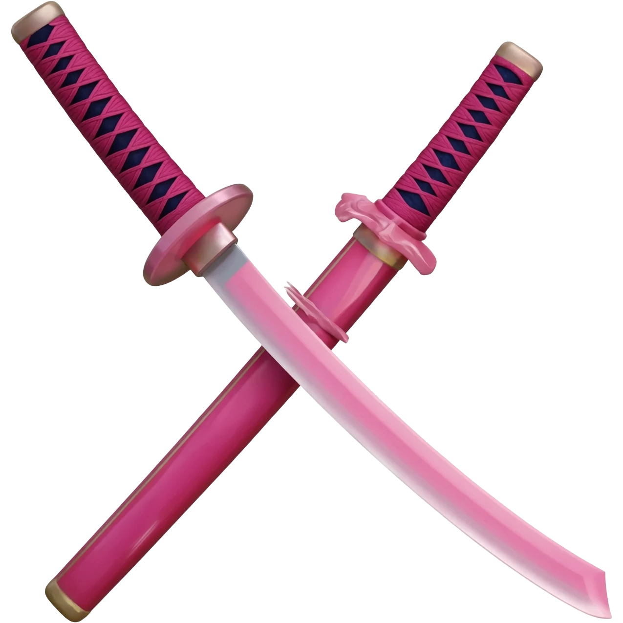 Katanas pink emoji