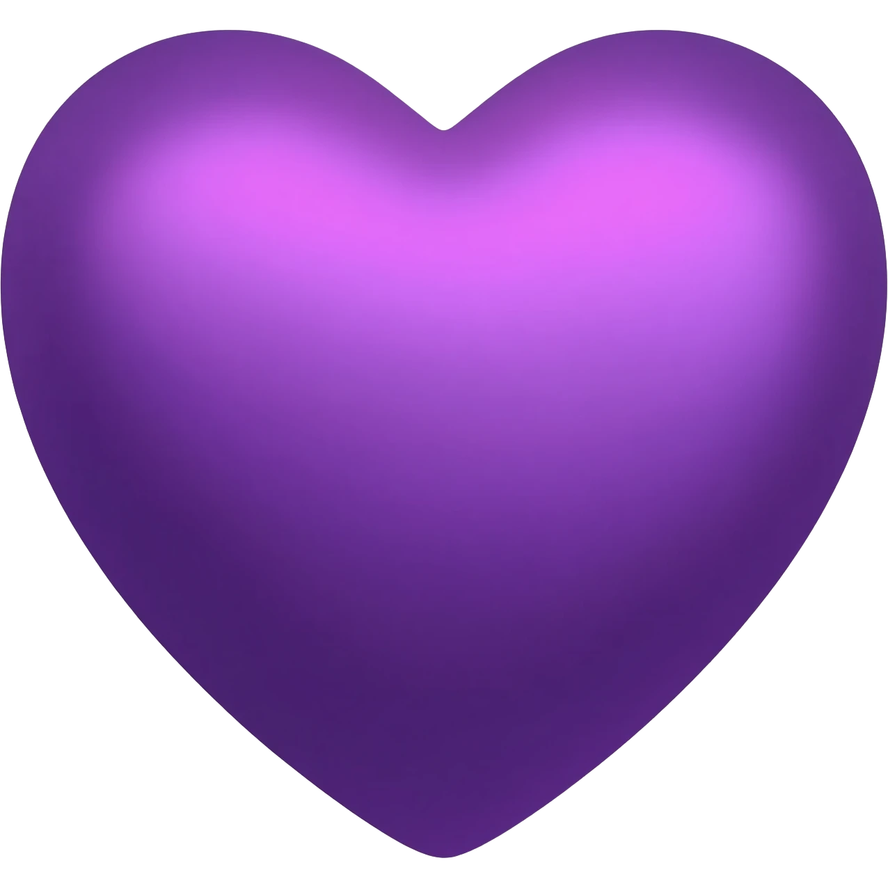 Purple heart emoji