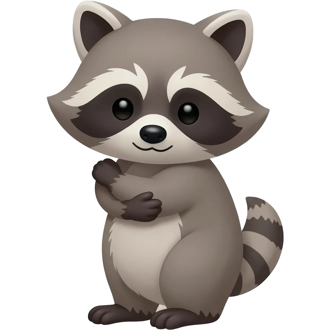 Cute Racoon Hug emoji