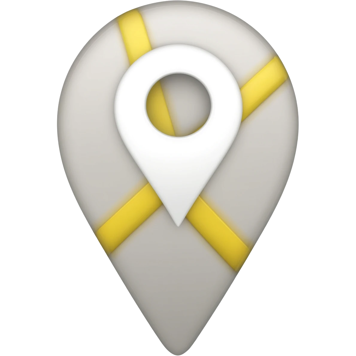 White Google maps emoji