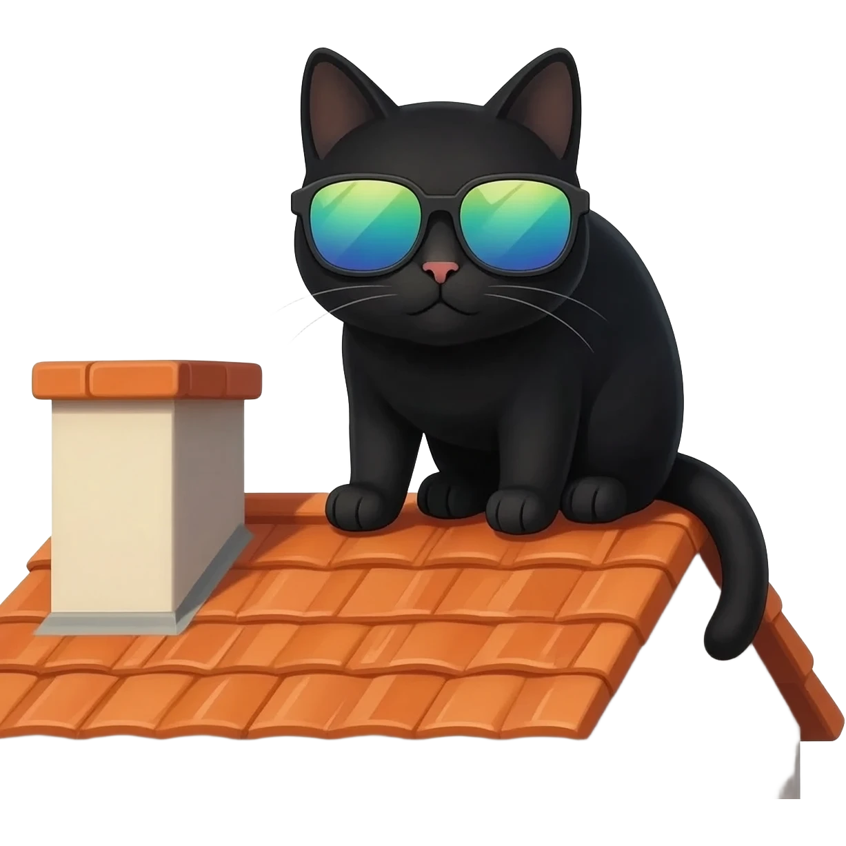 Cat wearing sunglasses emoji