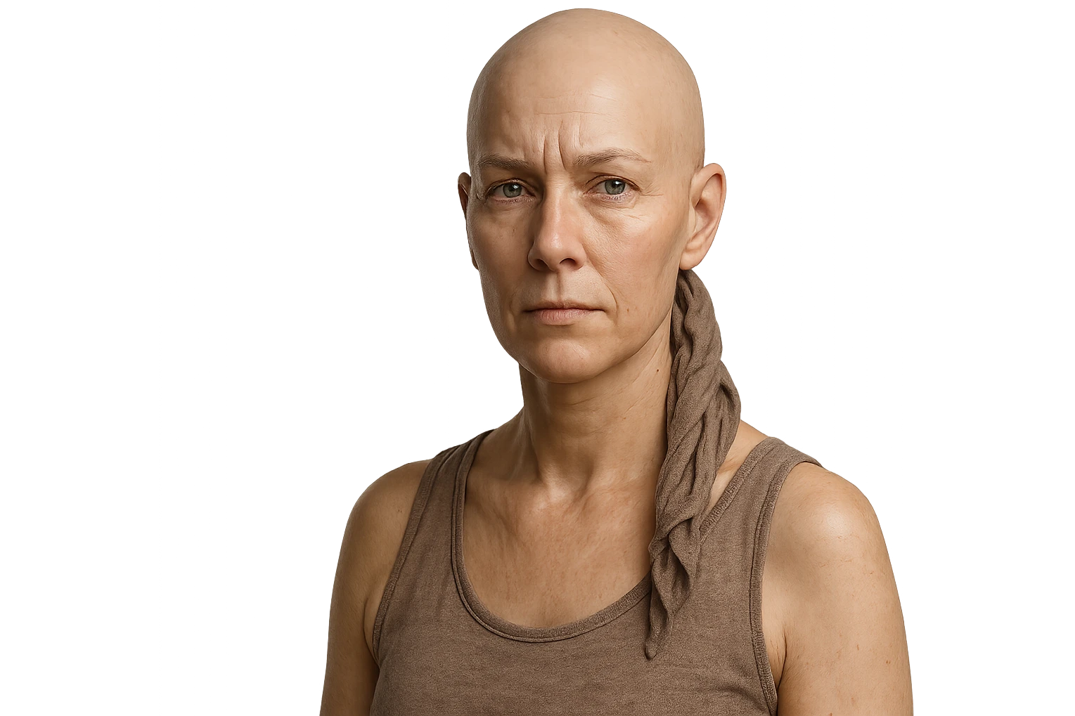 donna con tumore al seno,+ iperrealistico 4k emoji