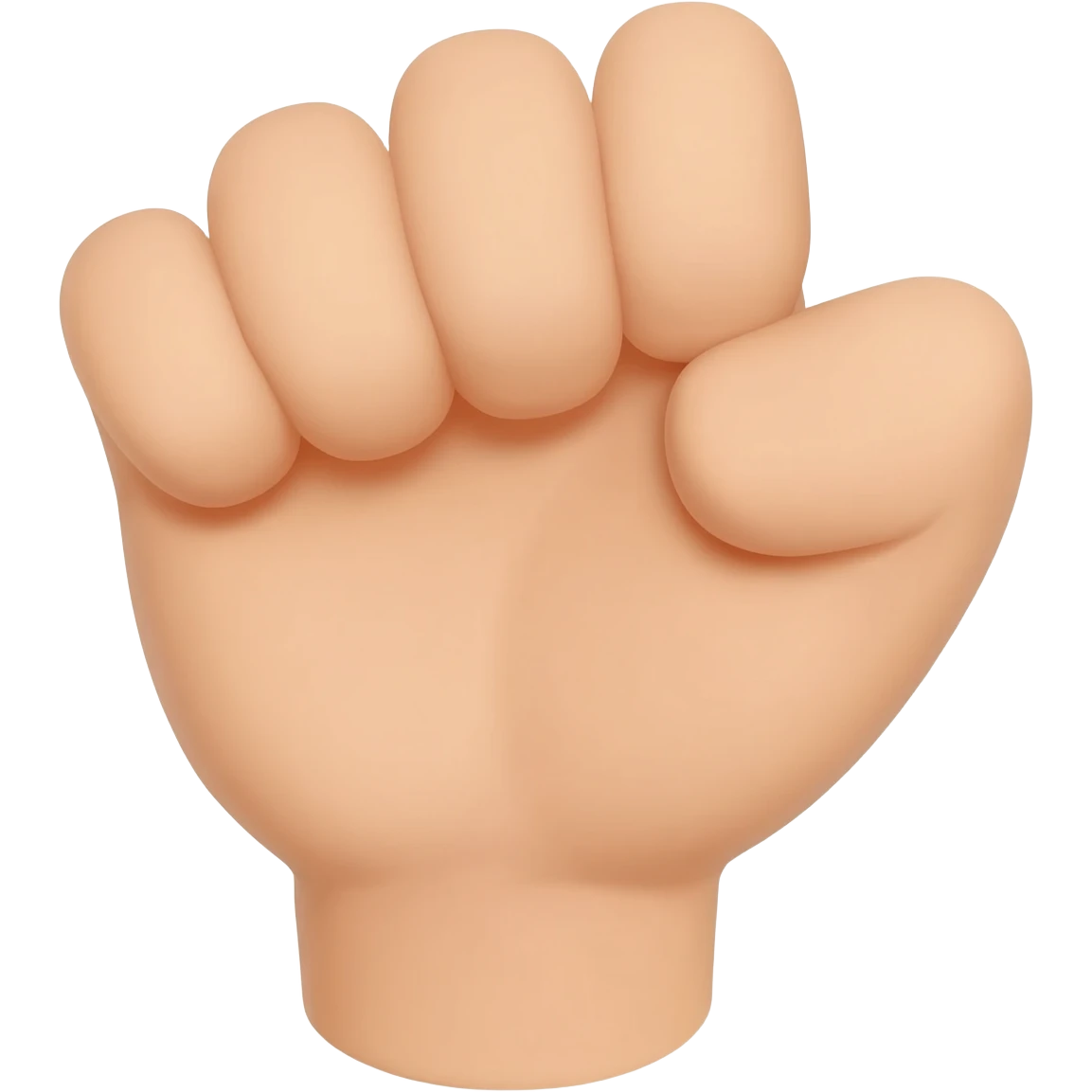 Una l con la manopero los dedos cerados emoji