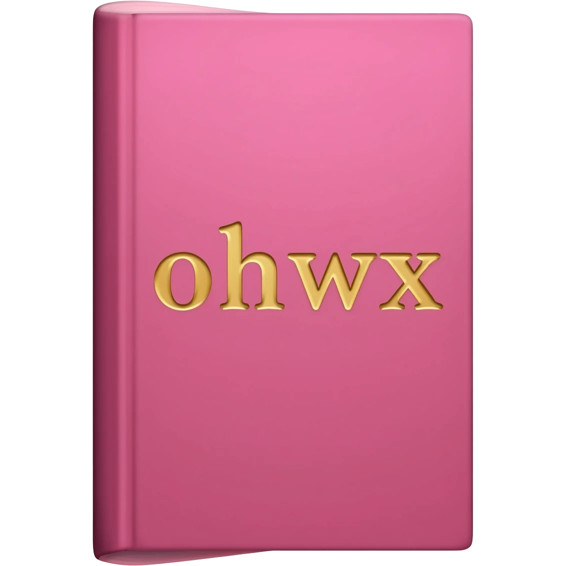 pink book emoji