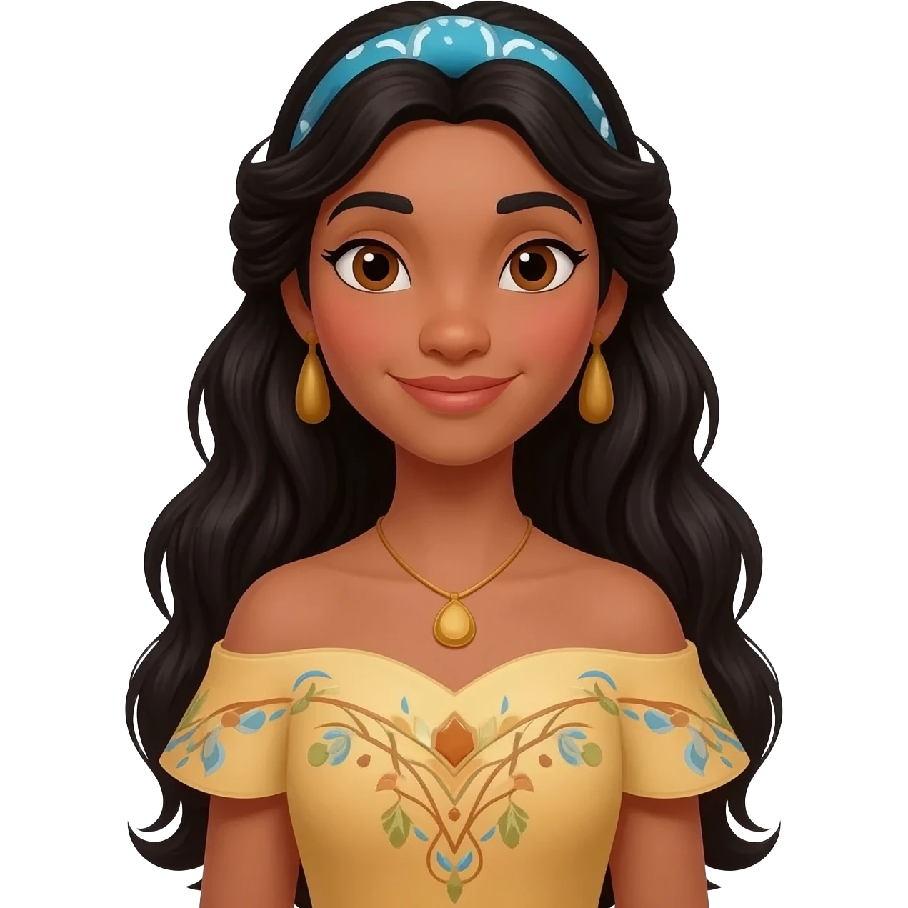 Disney princess esmerelda dress emoji