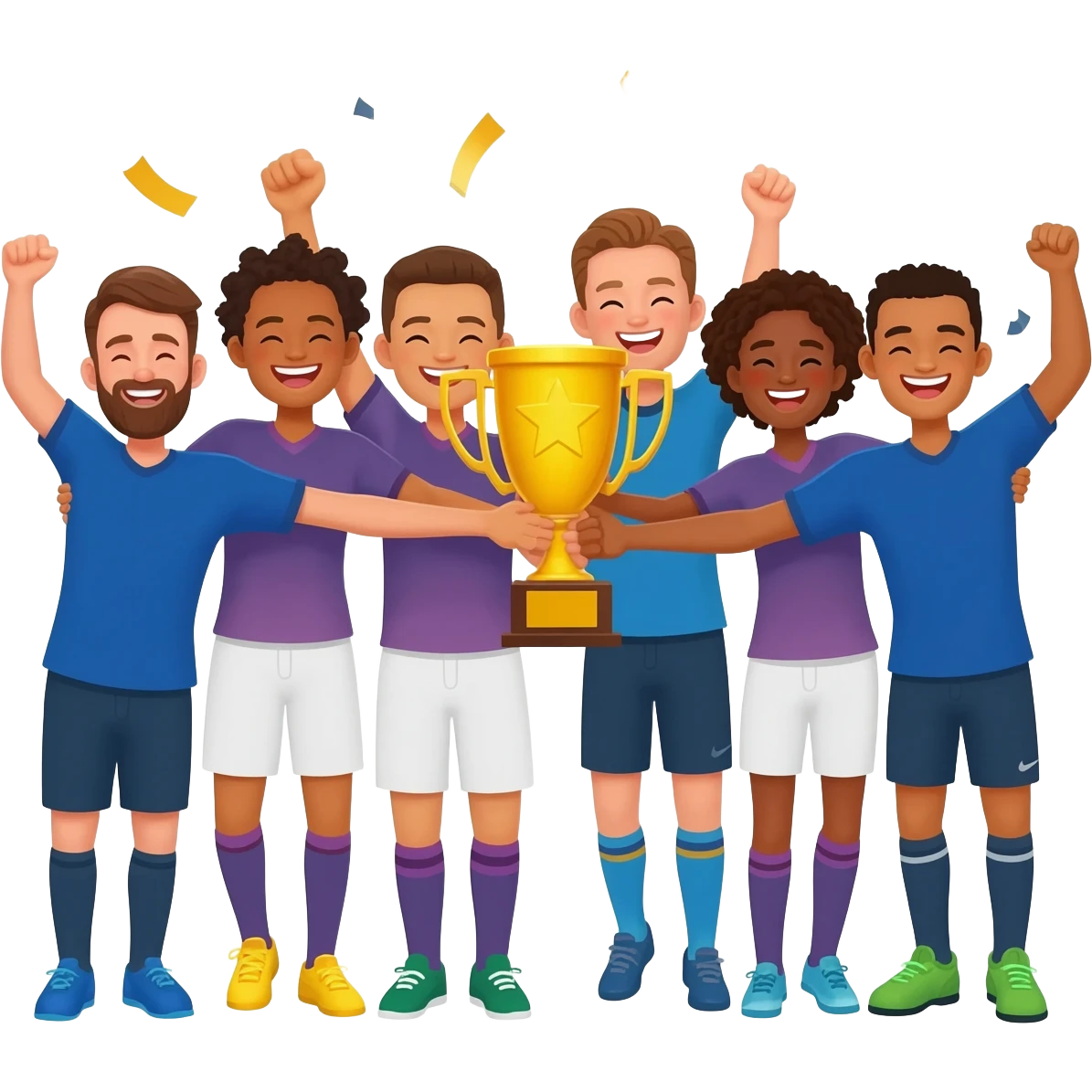 One team: We all have individual goals and reasons for being here, but we never forget we’re playing the same game. When one of us wins, we all win, and we have fun while doing it. emoji