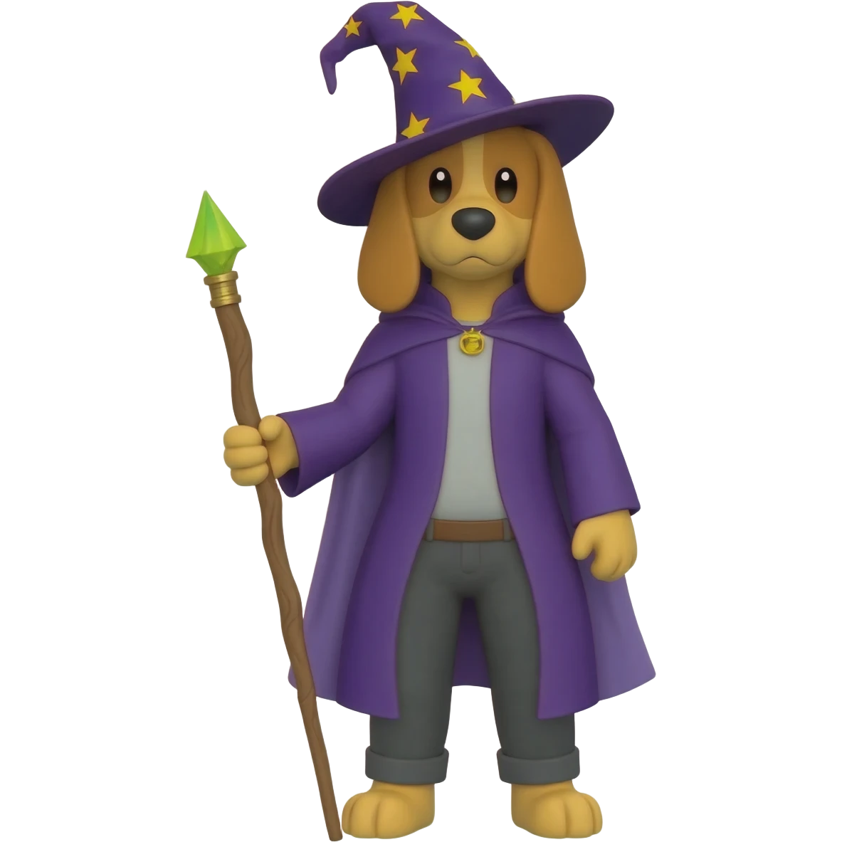 Dog wizard emoji