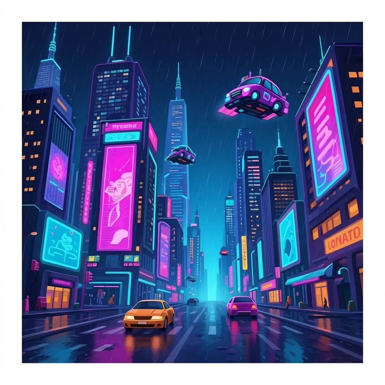 cyberpunk mega city reveal emoji