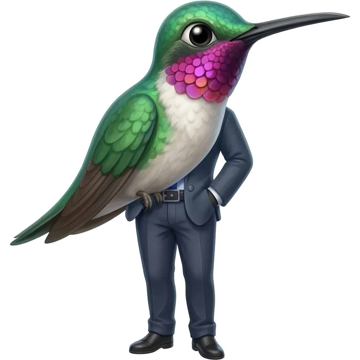 Colibrí periodista emoji