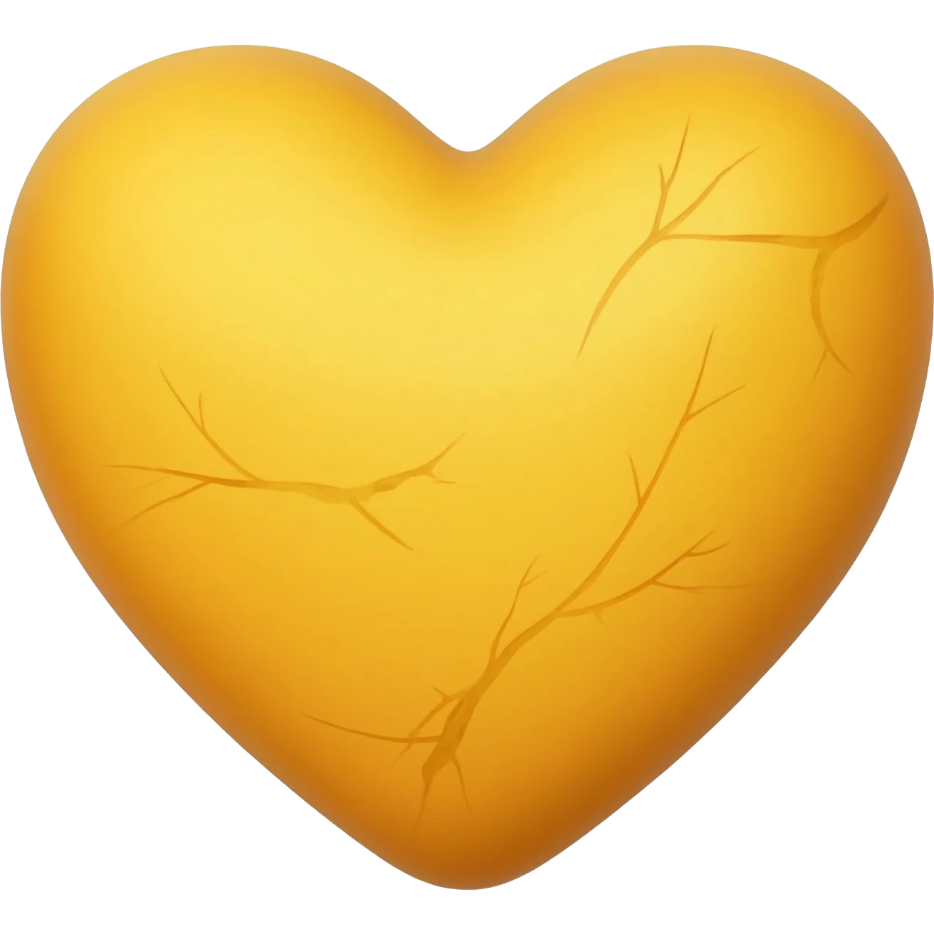 Mustard Heart emoji