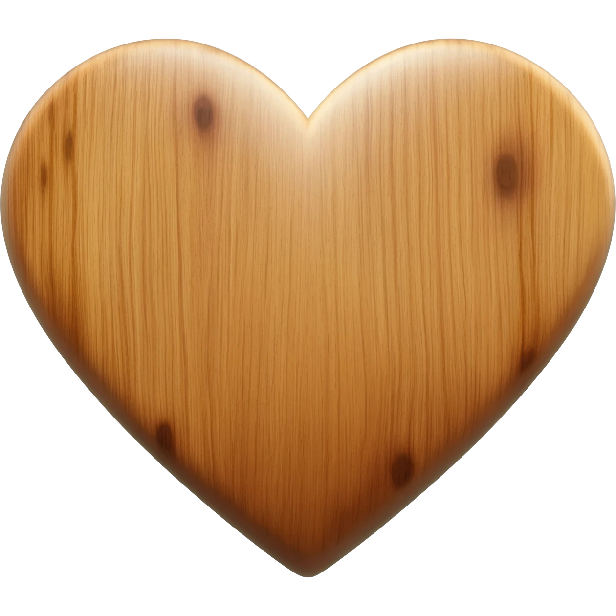 wood heart emoji
