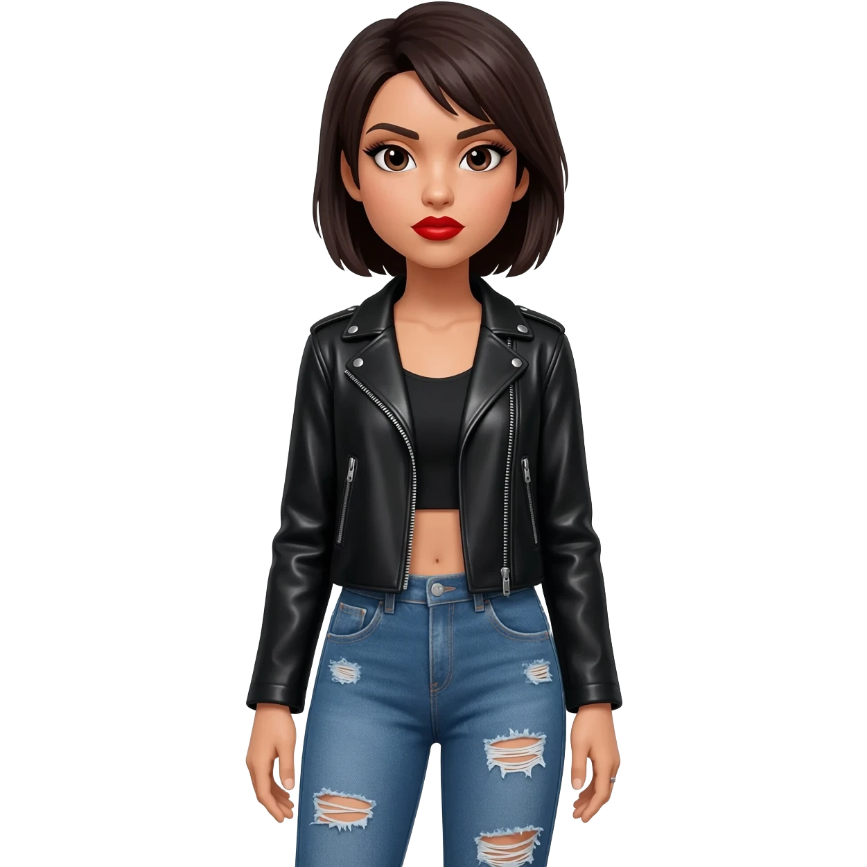 a latina baddie girl emoji